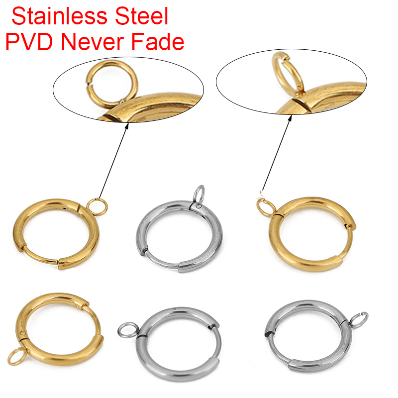 Jewelry Making Designs - 10pcs PVD Never Fade Earrings Hooks