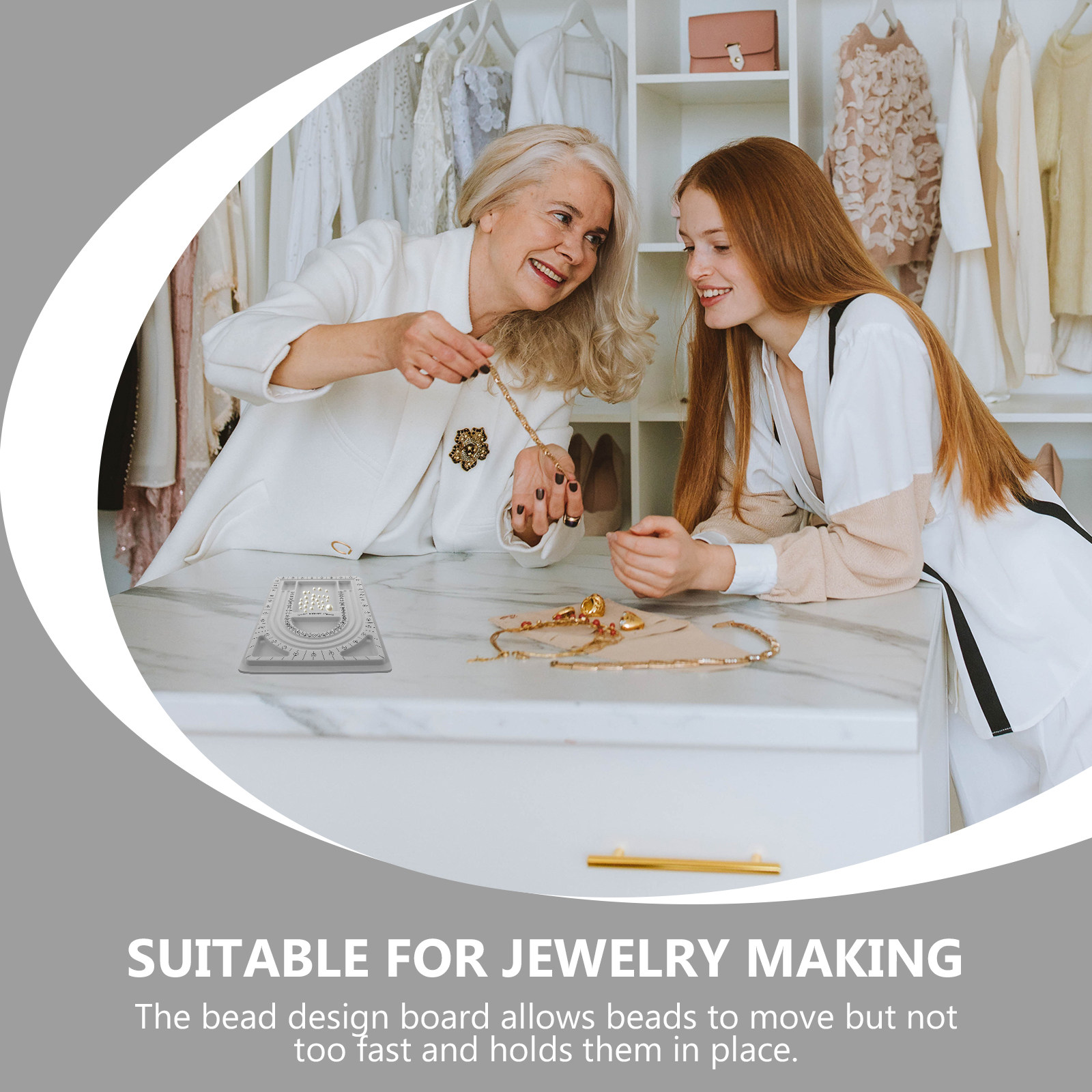 Jewelry Making Designs - 2Pcs Bead Design Boards Necklace Design