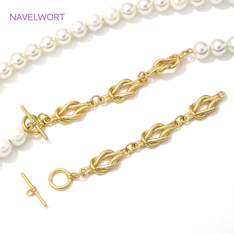 Toggle Clasp Gold - 18K Gold Plated OT Clasps Toggle