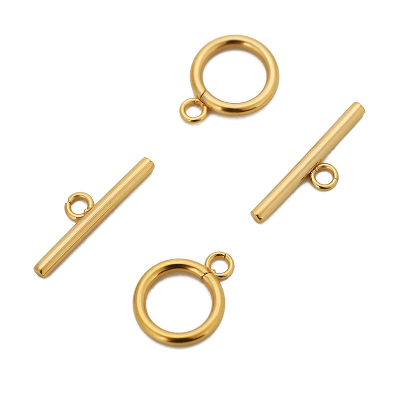 Toggle Clasp Gold - 5/10sets/pack Stainless Steel OT Toggle Clasps