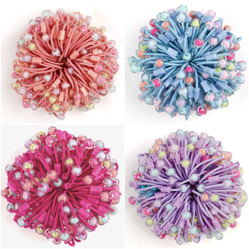 Jewelry Making For 5 Year Old - 50pcs Cute Elastic Hair Ties Ponytail