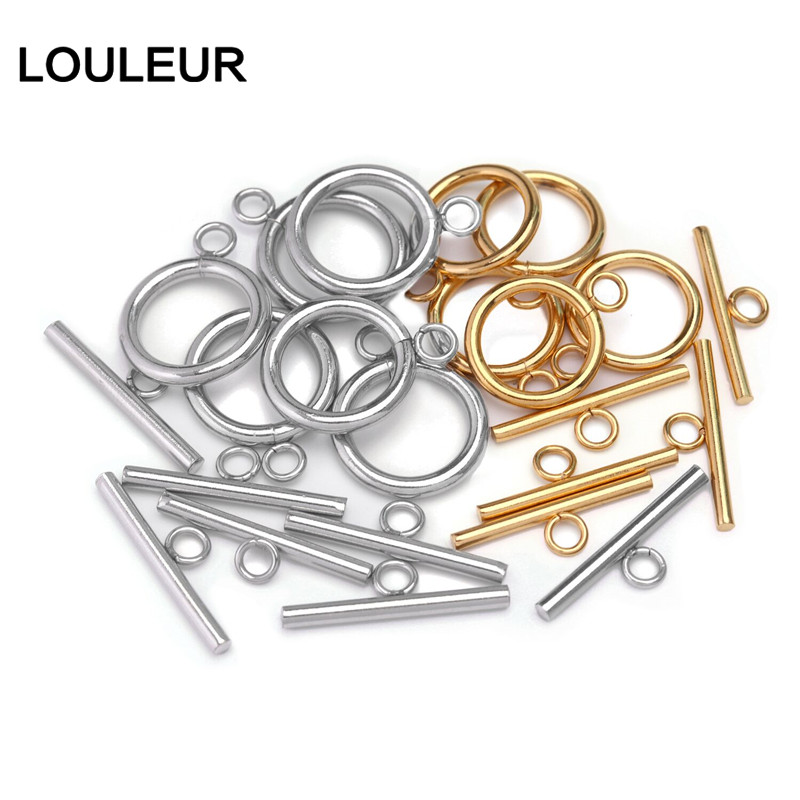 Toggle Clasp Gold - Stainless Steel OT Clasps Bracelet Toggle