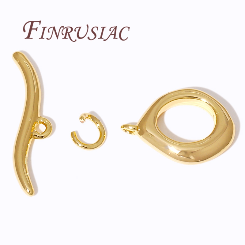 Toggle Clasp Gold - 18K Gold Plated OT Toggle Clasp