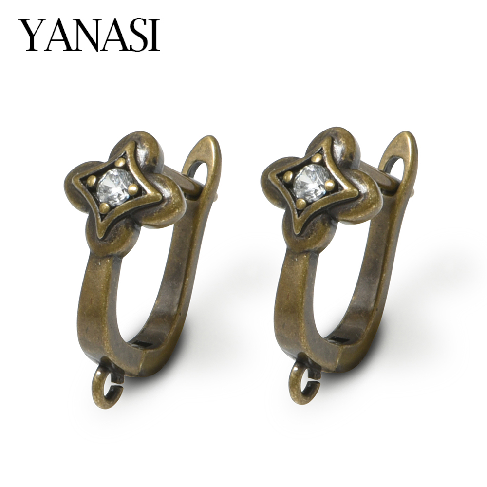 Jewelry Making Designs - NEW 1 Pair Antique Bronze Brass