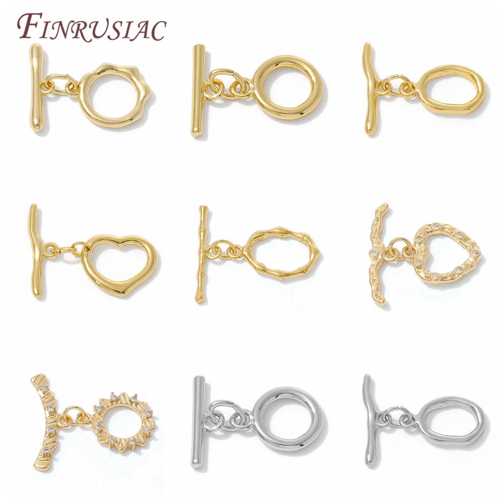 Toggle Clasp Gold - 18K Gold Plated Toggle Clasp For