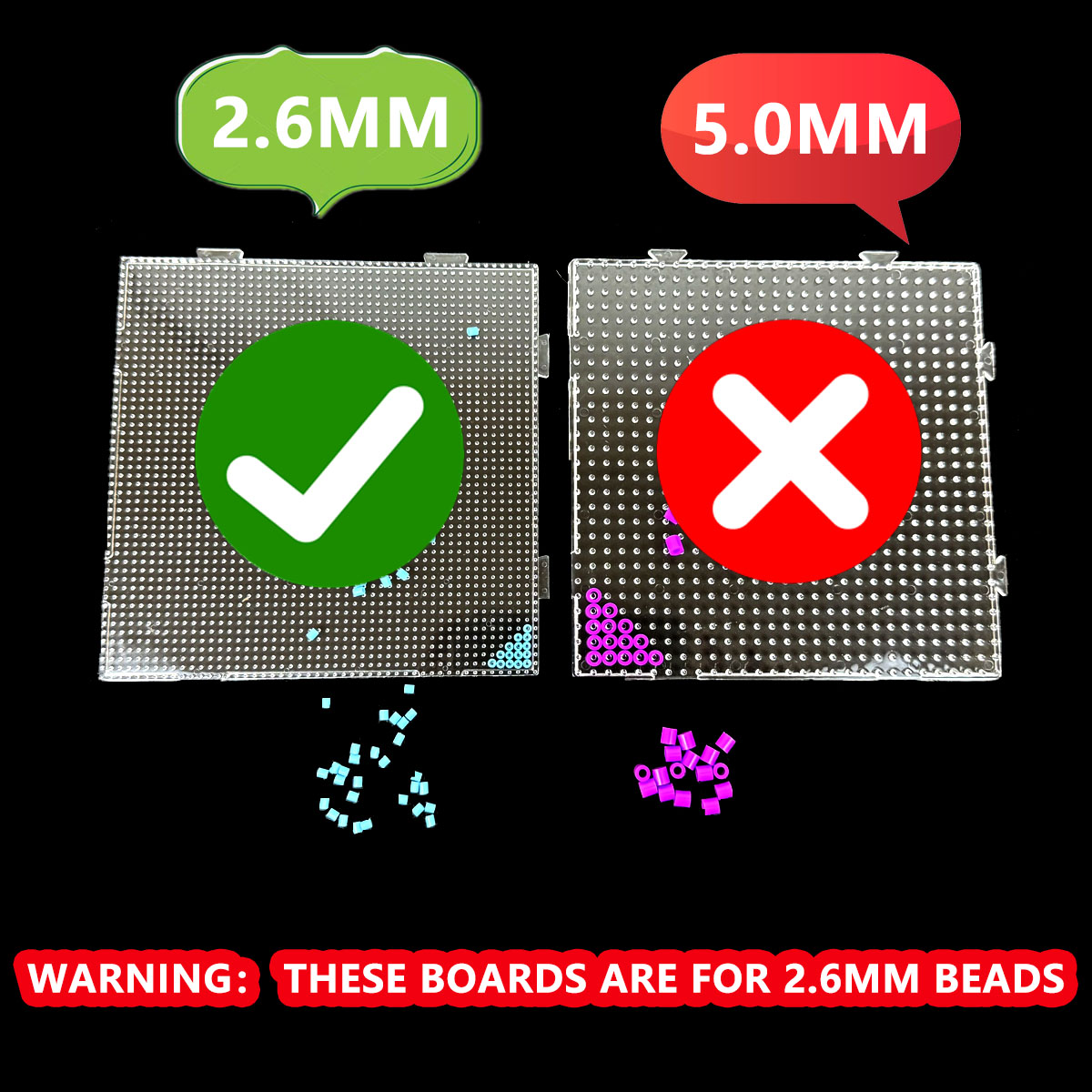 Jewelry Making For 5 Year Old - 4/6/9pcs 2.6mm Perler Hama Beads Pegboard