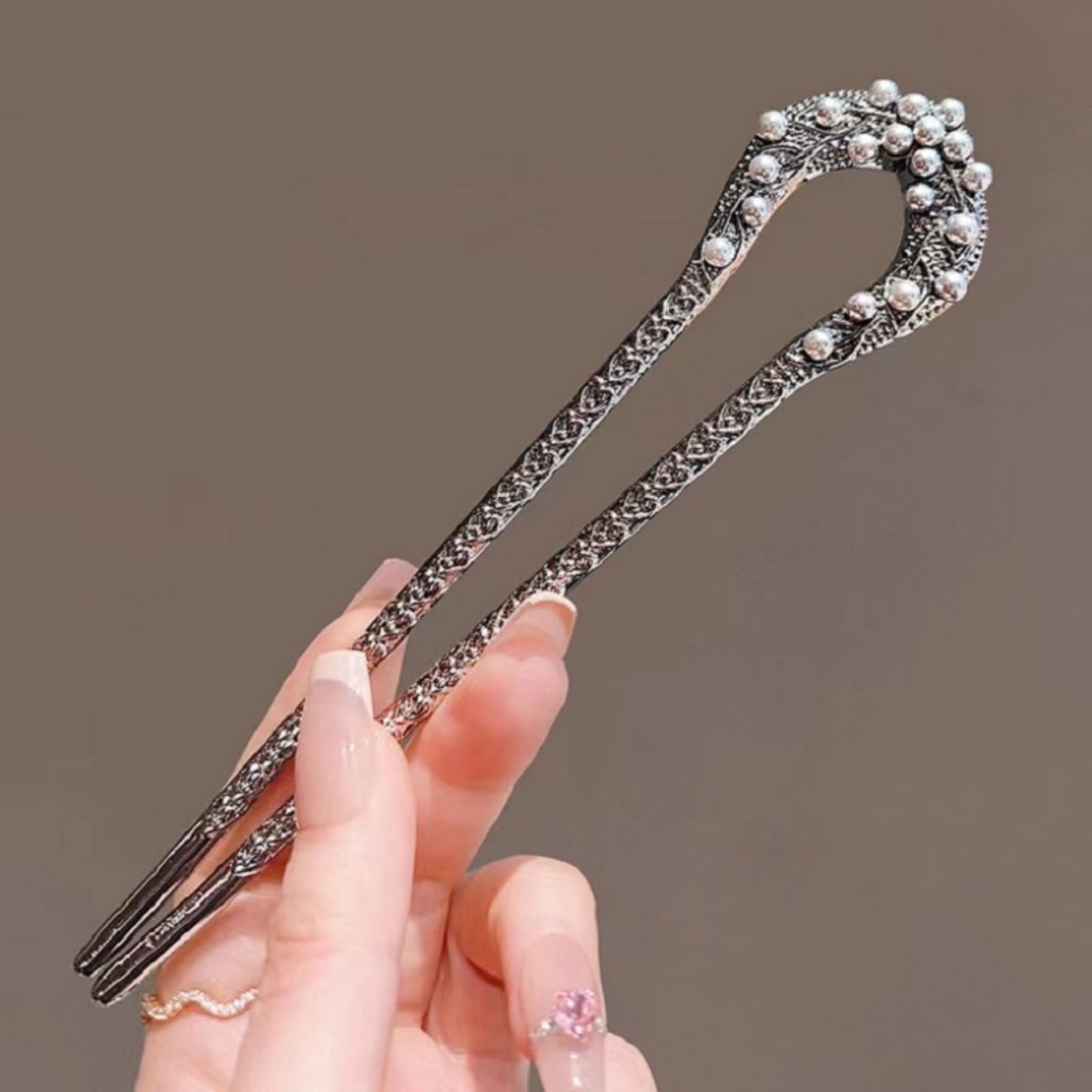 Jewelry Making With Beads - New Pearl U Shaped Hairpin For