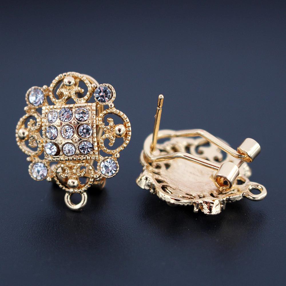 Jewelry Making Dubai - 10pair Indian Earrings Post with Loop
