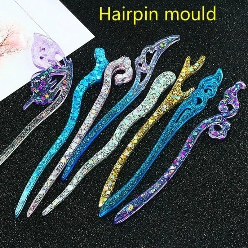 Jewelry Making For Adults - New Transparent Hairpin Silicone Special Mould