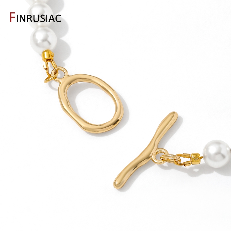 Toggle Clasp Gold - 18K Gold Plated Brass Oval/Heart OT