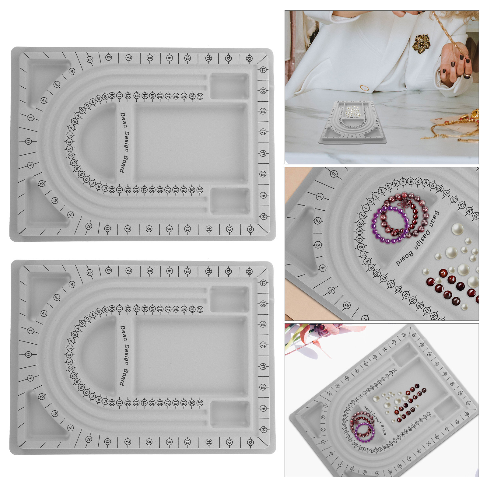 Jewelry Making Designs - 2Pcs Bead Design Board Jewelry Making