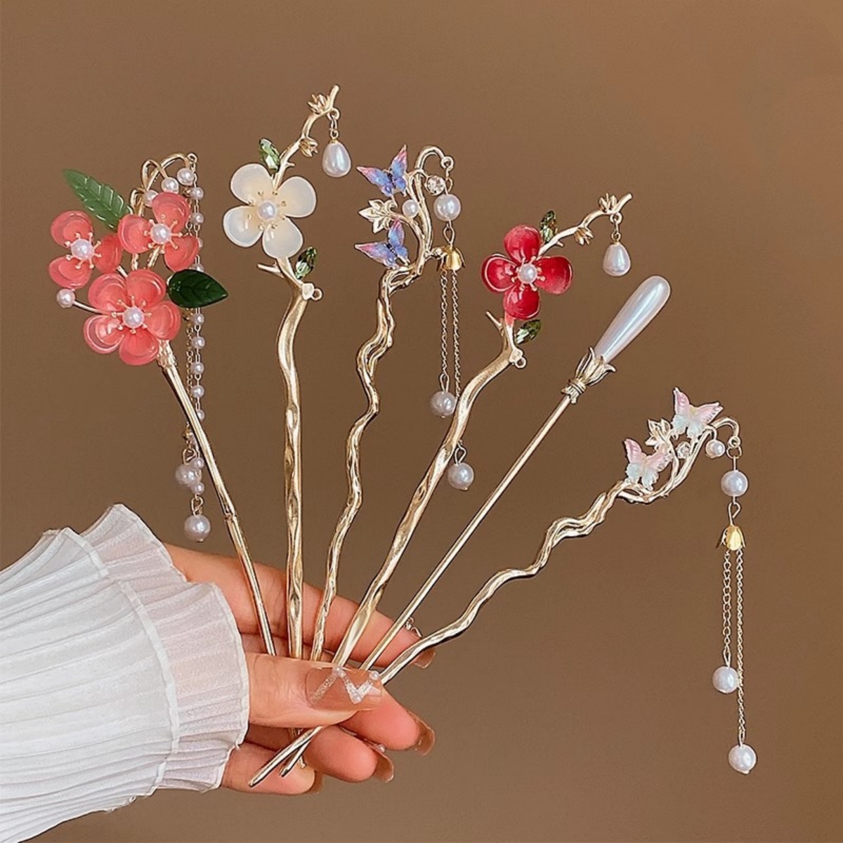 Jewelry Making With Beads - 2025 New Flower Hairpin For Women