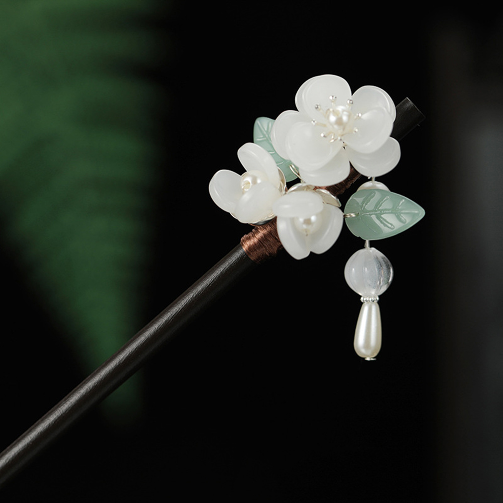 Jewelry Making With Beads - Retro Flower Hairpin With Pearl Sandalwood