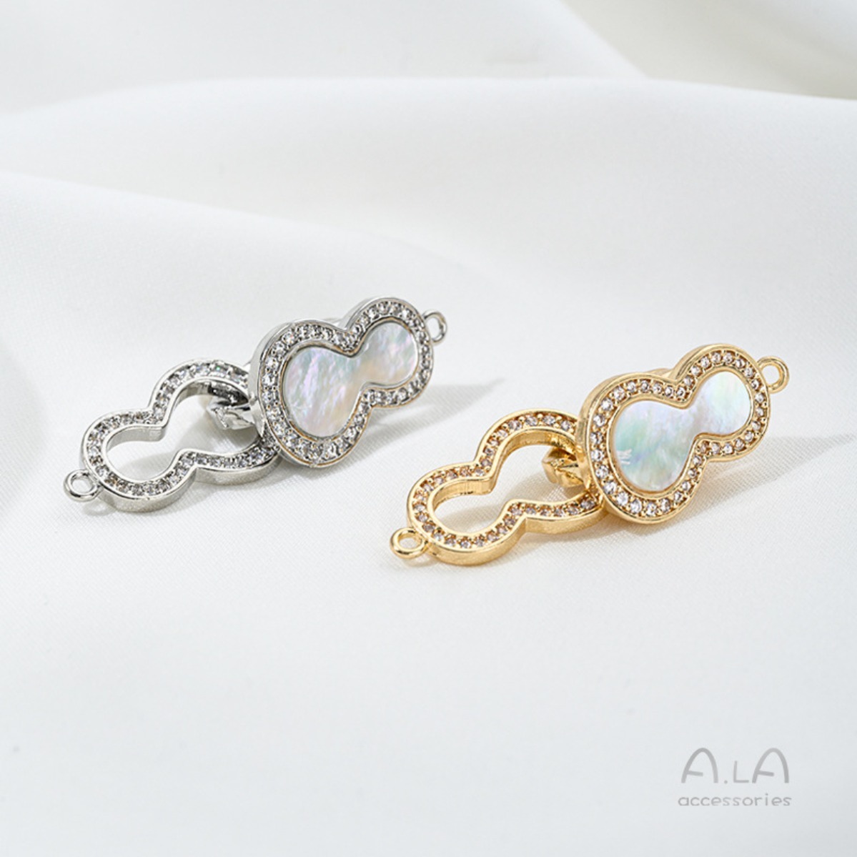 Brass 14K Gold Plated Mother O - Toggle Clasp Gold ulasan dan harga