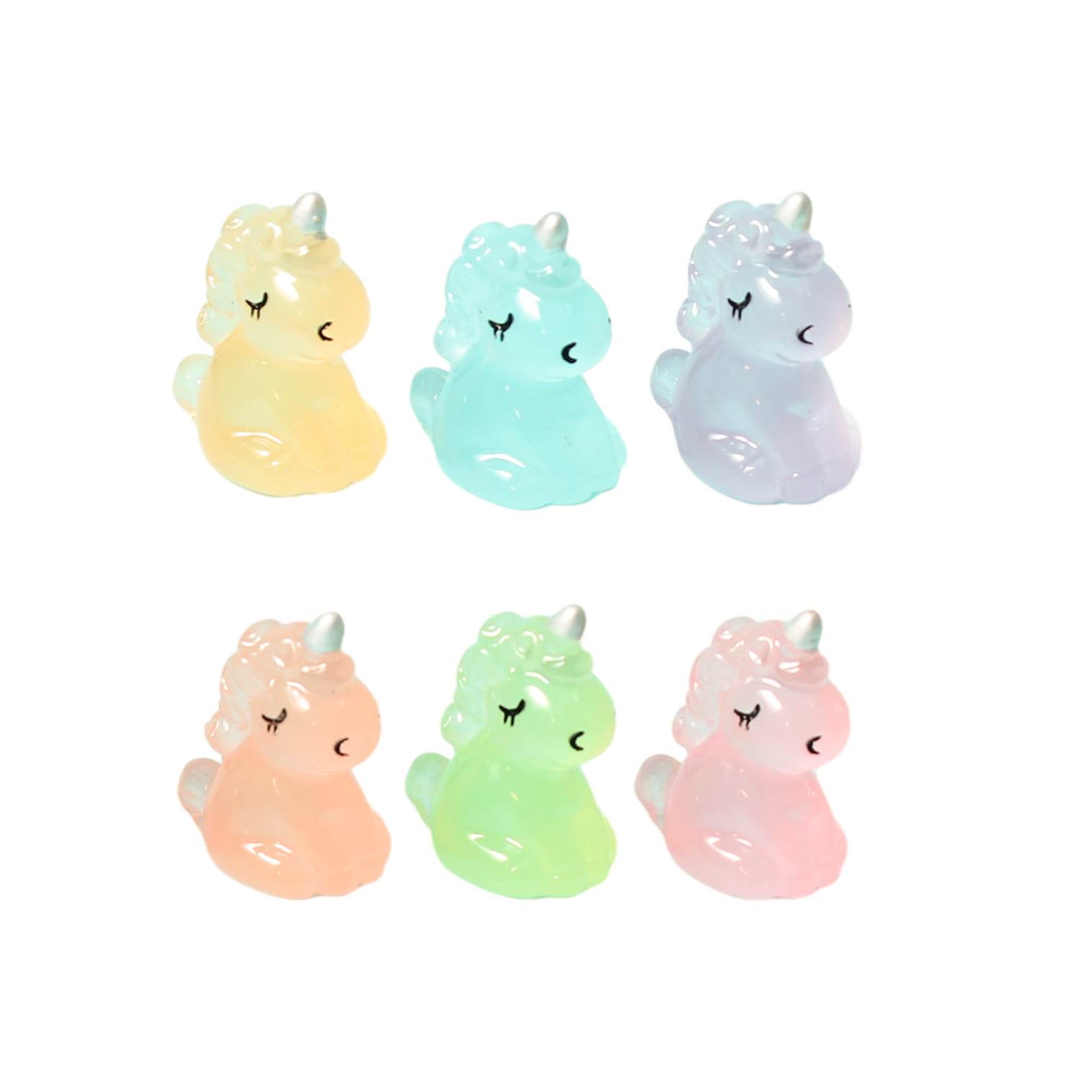 10Pcs Kawaii Cute Luminous 3D  - Jewelry Making For 5 Year Old ulasan dan harga