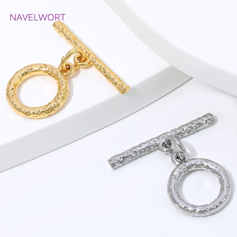 18K Gold Plated Brass Toggle C - Toggle Clasp Gold ulasan dan harga