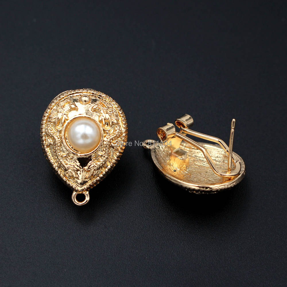 10pair Stud Clip Earrings Post - Jewelry Making Dubai ulasan dan harga