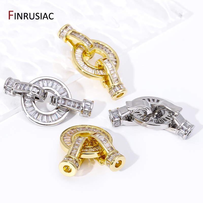 Trendy 18K Gold Plated Brass P - Toggle Clasp Gold ulasan dan harga