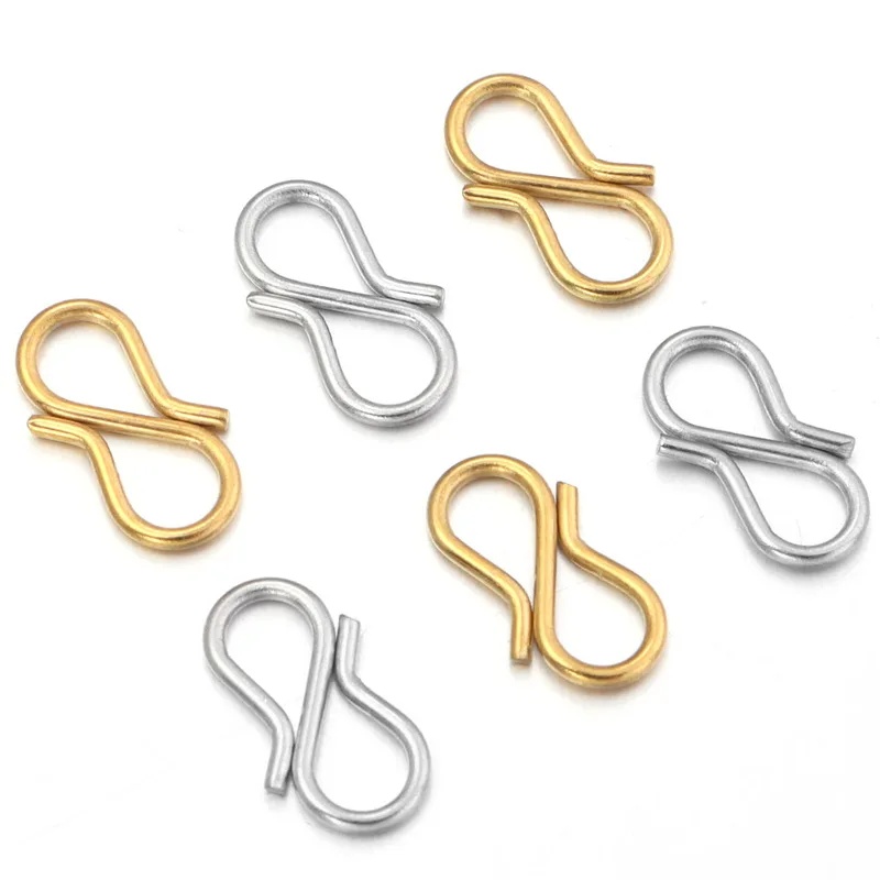 30pcs Stainless Steel S Shape  - Jewelry Making Designs ulasan dan harga