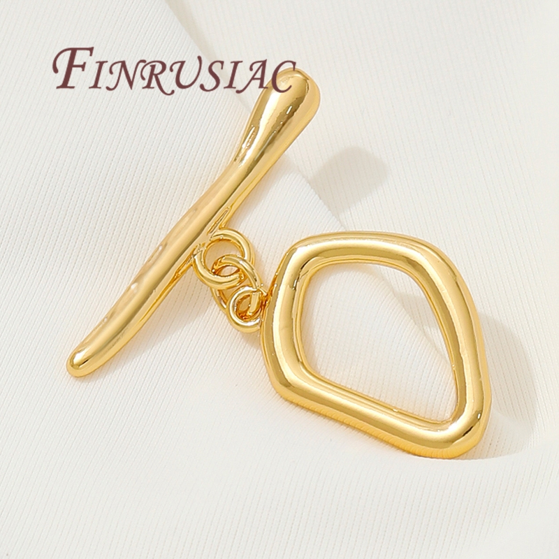 18K Gold Plated Toggle Clasps, - Toggle Clasp Gold ulasan dan harga