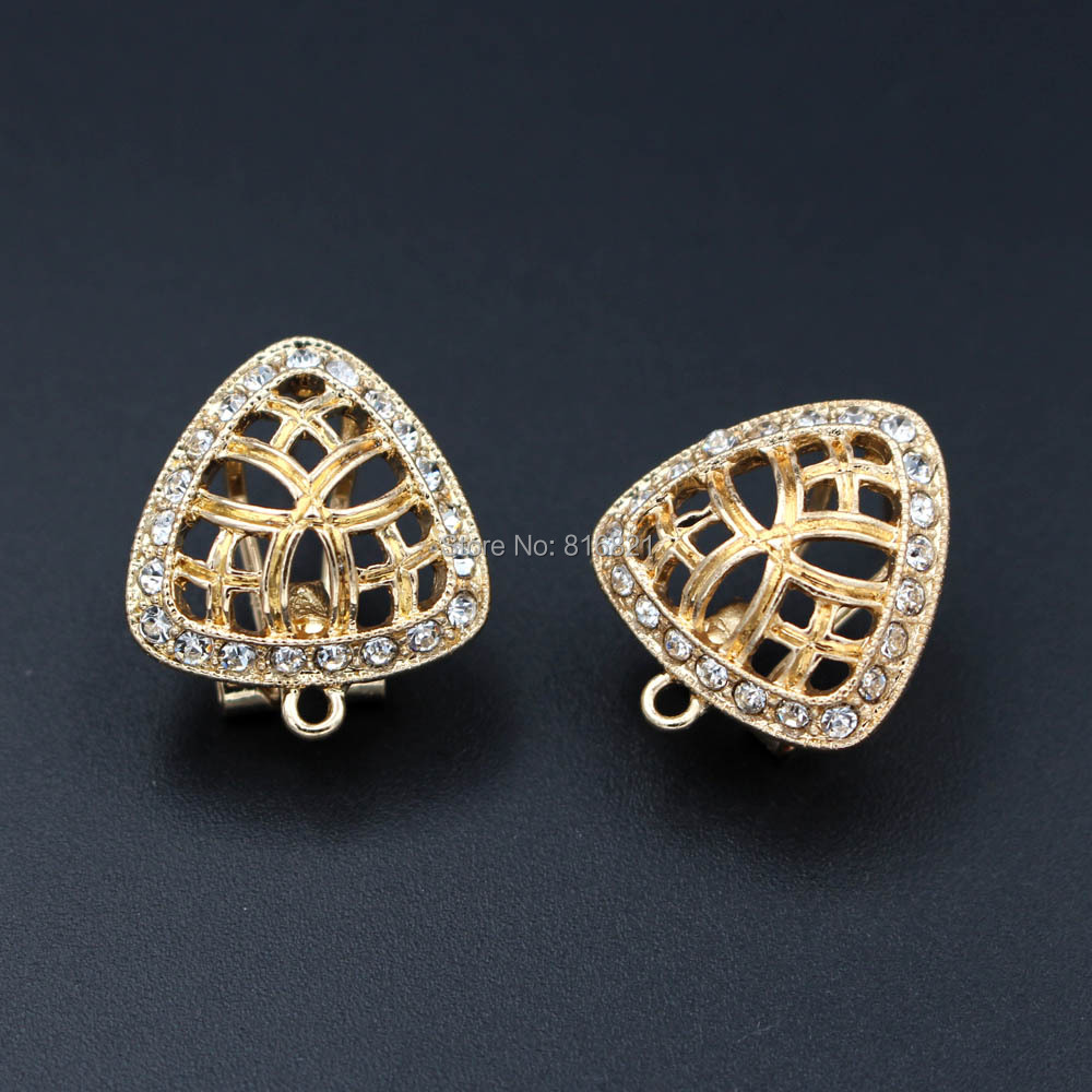 10pair Earrings Post with Loop - Jewelry Making Dubai ulasan dan harga