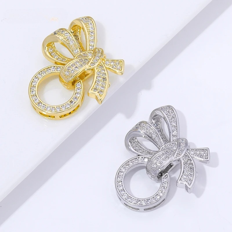 18K Gold Plated Pearl Clasps C - Jewelry Making Articles ulasan dan harga