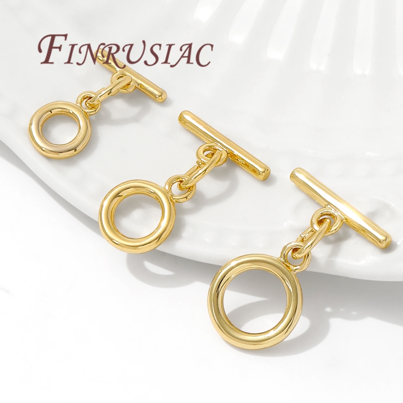 18K Gold Plated Toggle Clasp F - Toggle Clasp Gold ulasan dan harga