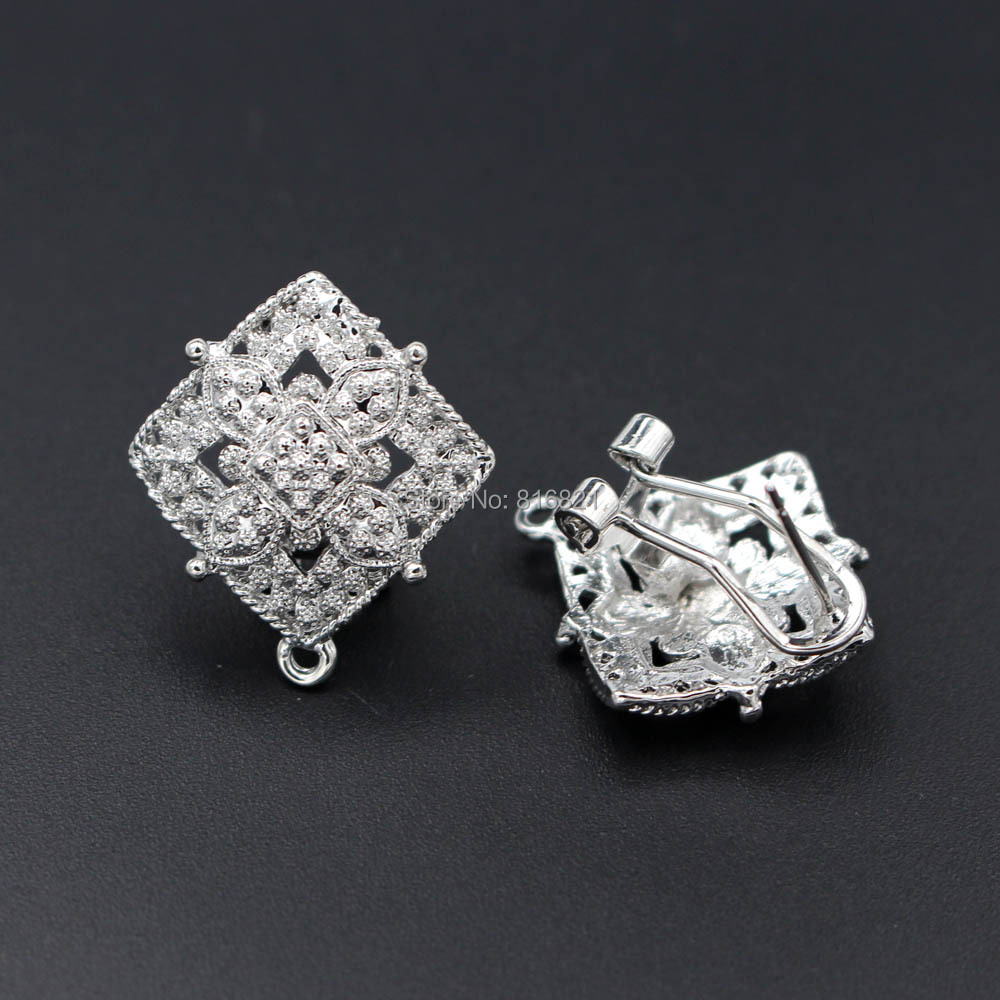 10pair Earrings Post with Loop - Jewelry Making Dubai ulasan dan harga