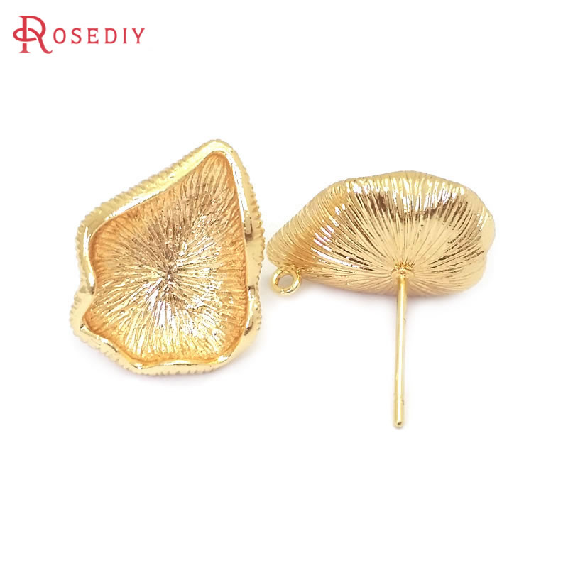 18K Gold Color Brass Lotus Lea - Jewelry Making Designs ulasan dan harga