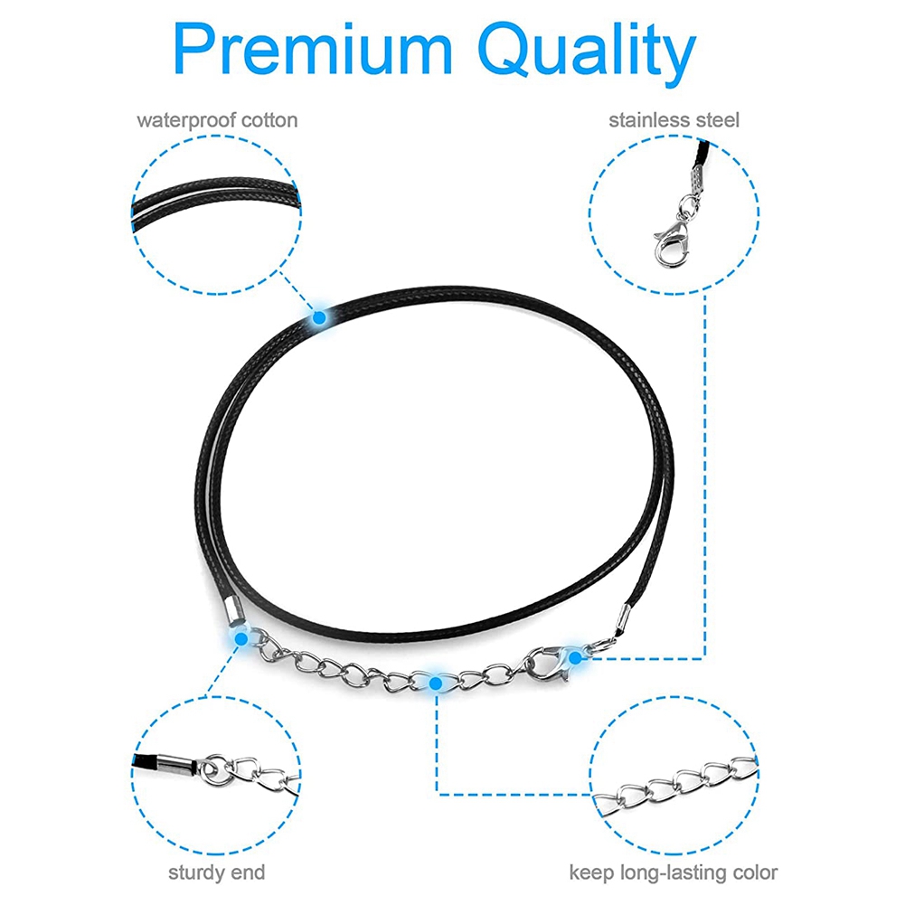 ABQR 24PCS Cord Necklace, 20 i - Jewelry Making Pendants ulasan dan harga