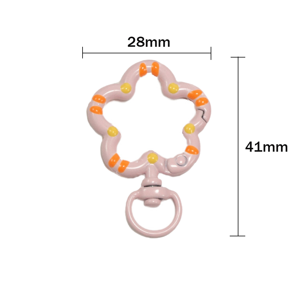 5pcs Flower Metal Lobster Claw - Jewelry Making Designs ulasan dan harga