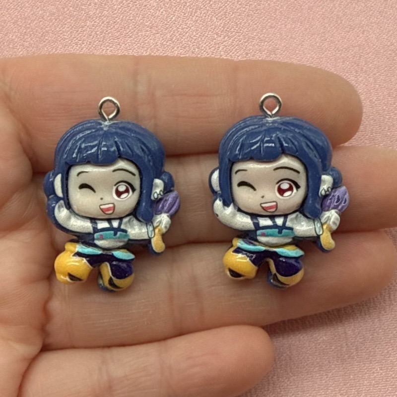 10pcs resin cartoon pendant, D - Jewelry Making Pendants ulasan dan harga