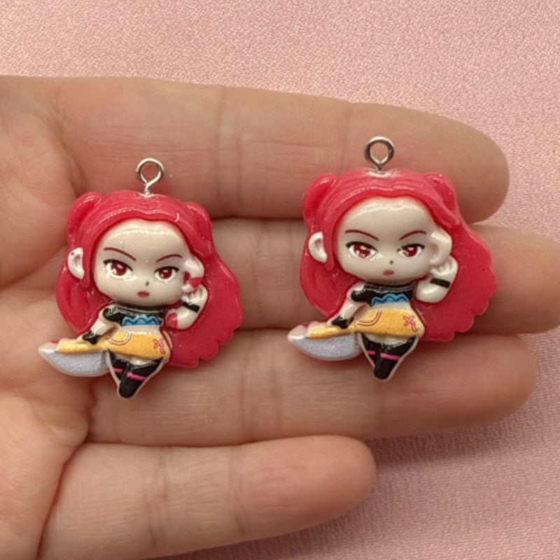 10pcs resin cartoon pendant, D - Jewelry Making Pendants ulasan dan harga