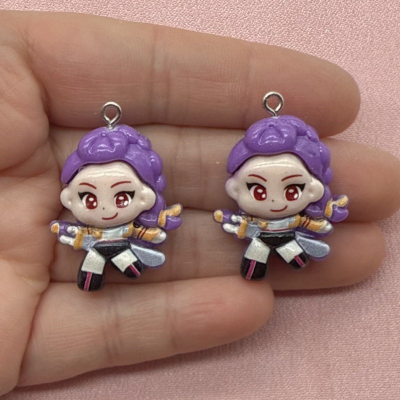 10pcs resin cartoon pendant, D - Jewelry Making Pendants ulasan dan harga