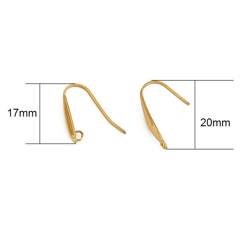 10pcs Never Fade Stainless Ste - Jewelry Making Designs ulasan dan harga
