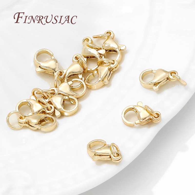 Stainless Steel Gold Plated 10 - Jewelry Making Brass ulasan dan harga
