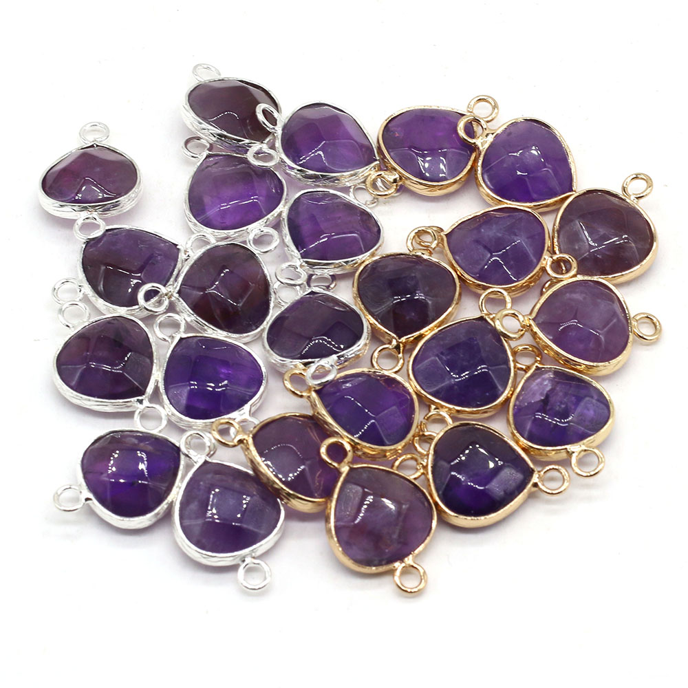 2pcs Natural Stone Connectors  - Jewelry Making For Adults ulasan dan harga