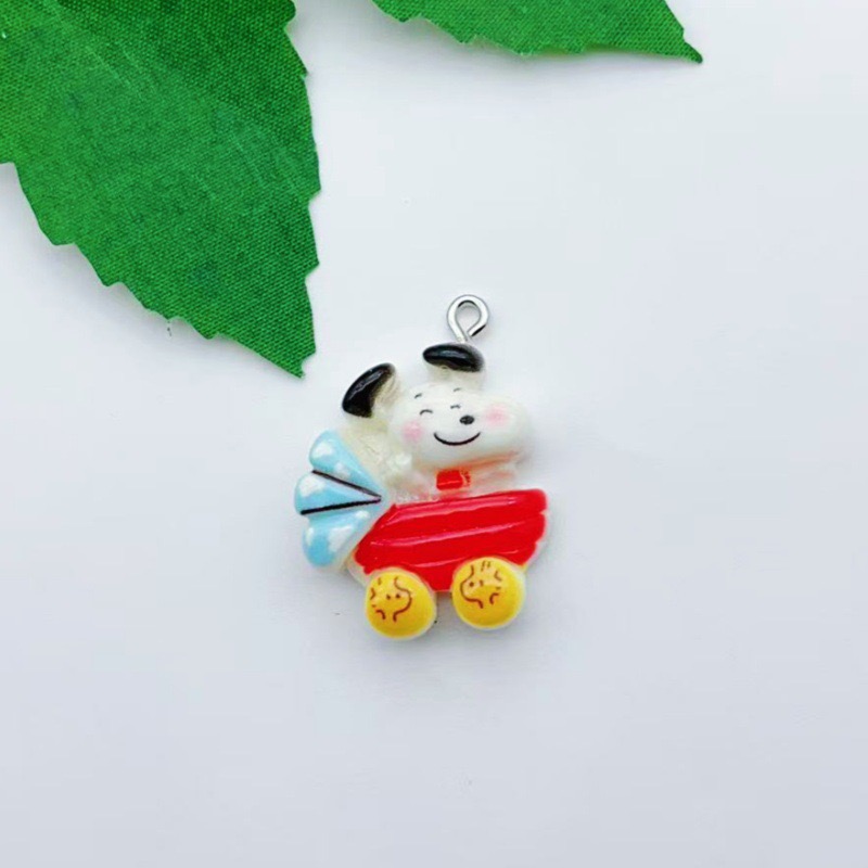 12pcs resin cartoon dog pendan - Jewelry Making Pendants ulasan dan harga