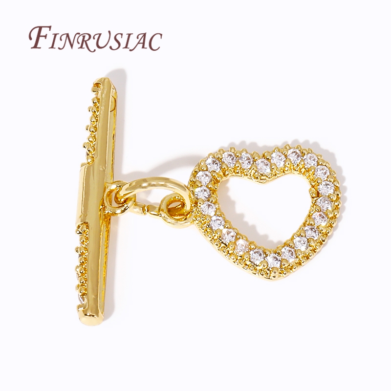 18K Gold Plated OT Toggle Clas - Toggle Clasp Gold ulasan dan harga