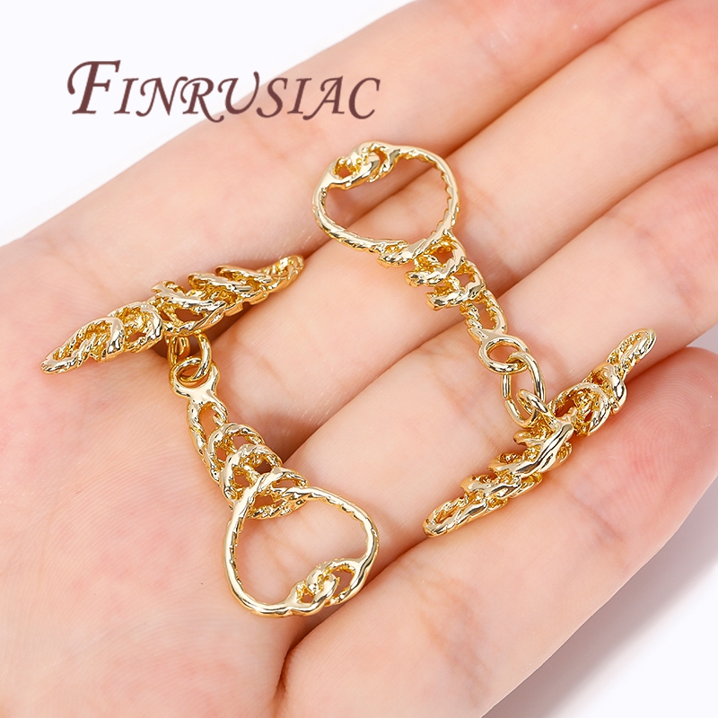 18K Gold Plated OT Toggle Clas - Toggle Clasp Gold ulasan dan harga