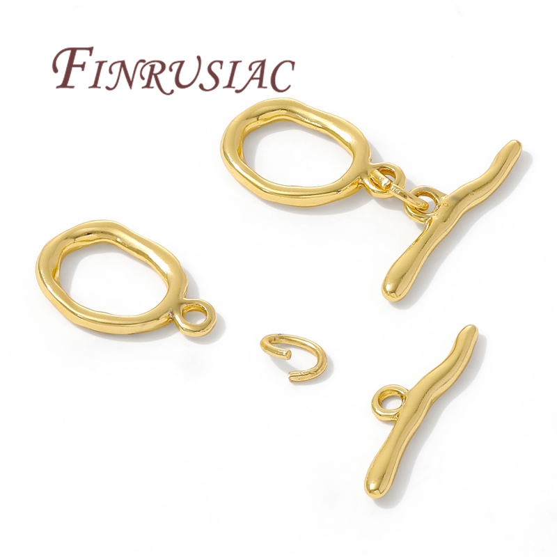 18K Gold Plated Toggle Clasp F - Toggle Clasp Gold ulasan dan harga