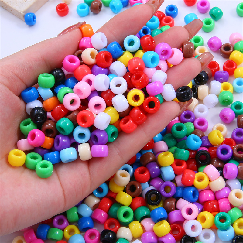 100pcs 6x9mm Large Hole Plasti - Jewelry Making For 5 Year Old ulasan dan harga