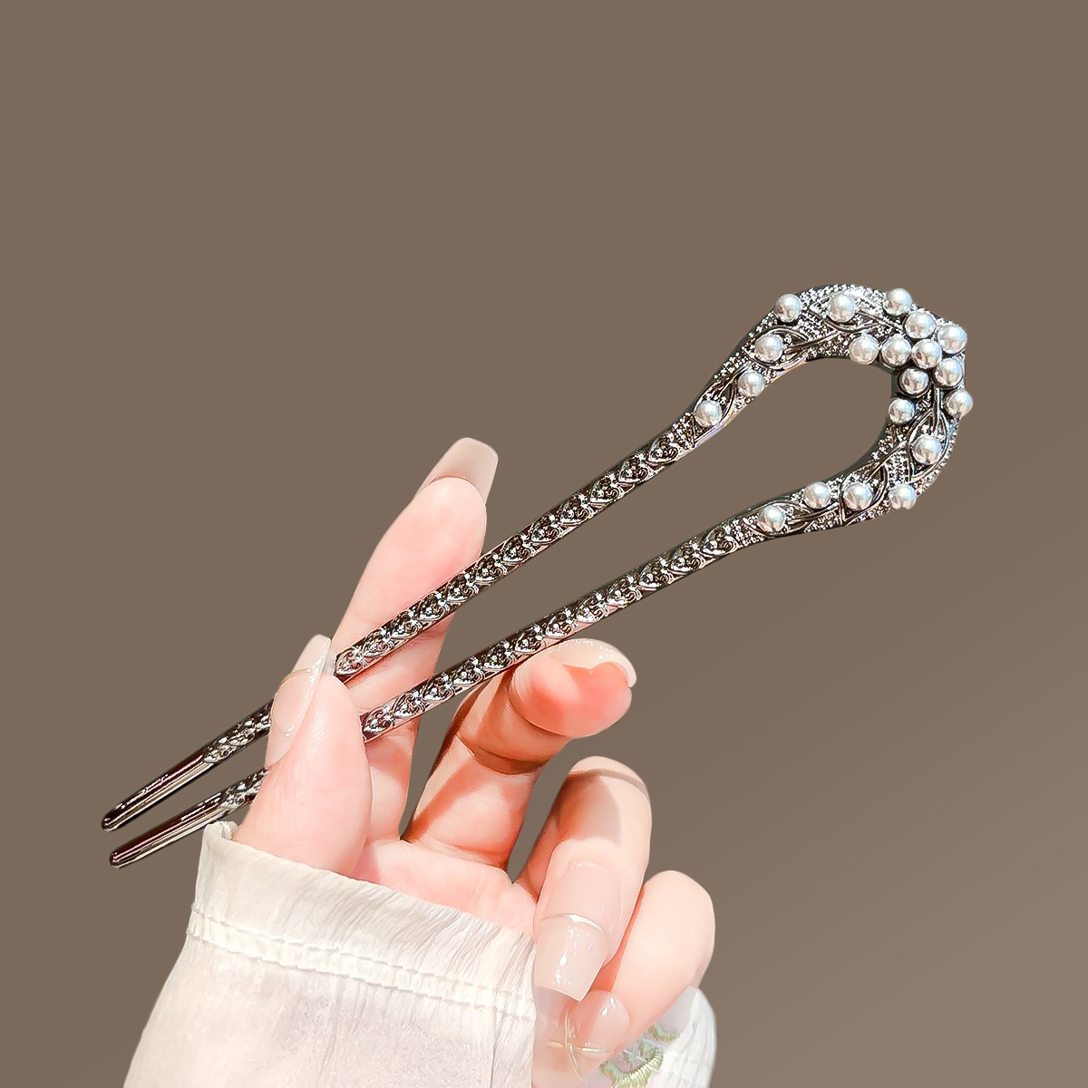 New Pearl U Shaped Hairpin For - Jewelry Making With Beads ulasan dan harga
