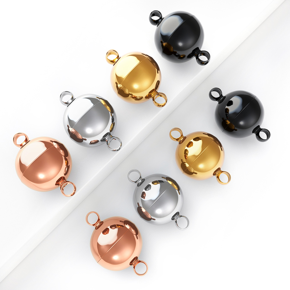2pcs Stainless Steel Magnetic  - Jewelry Making Brass ulasan dan harga