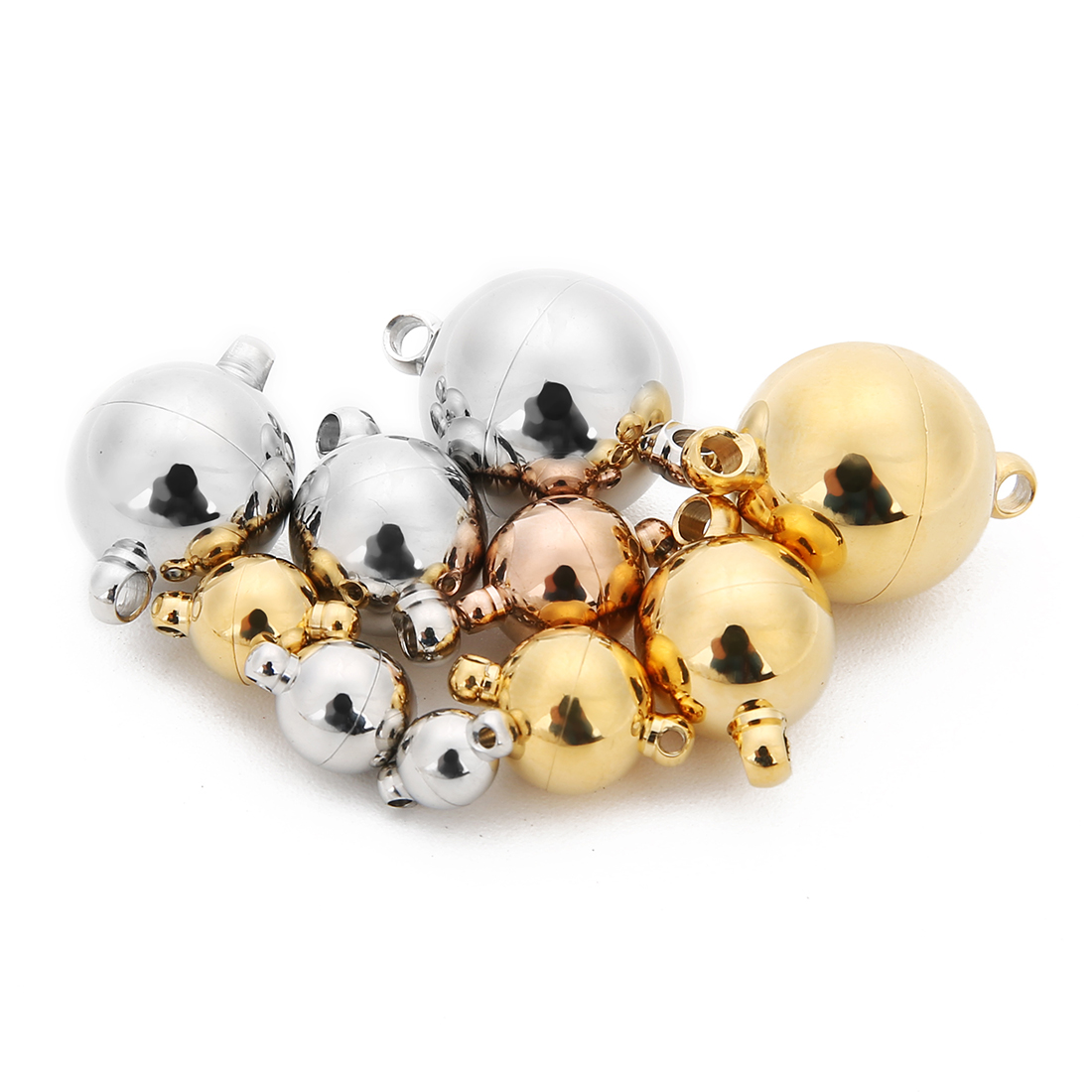2pcs Stainless Steel Magnetic  - Jewelry Making Brass ulasan dan harga