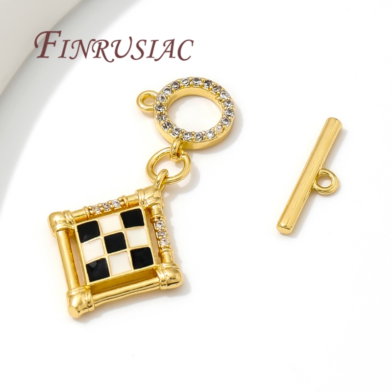 18K Gold Plated Toggle Clasps  - Toggle Clasp Gold ulasan dan harga