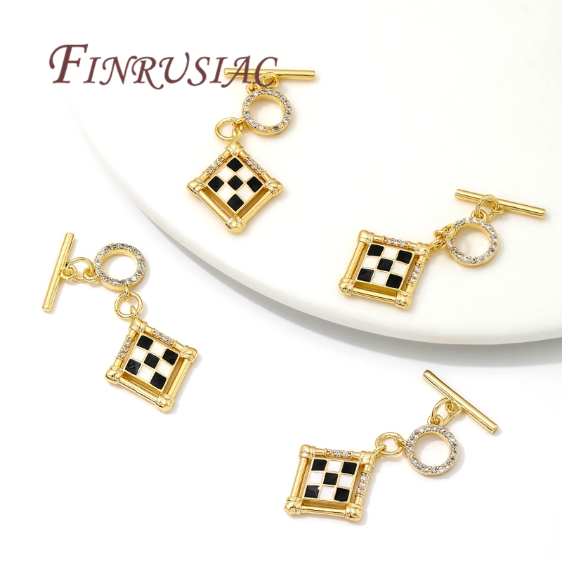 18K Gold Plated Toggle Clasps  - Toggle Clasp Gold ulasan dan harga