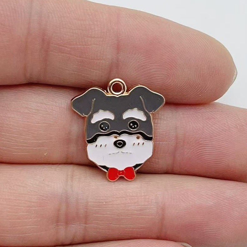 12pcs cartoon pet spotted dog  - Jewelry Making Pendants ulasan dan harga