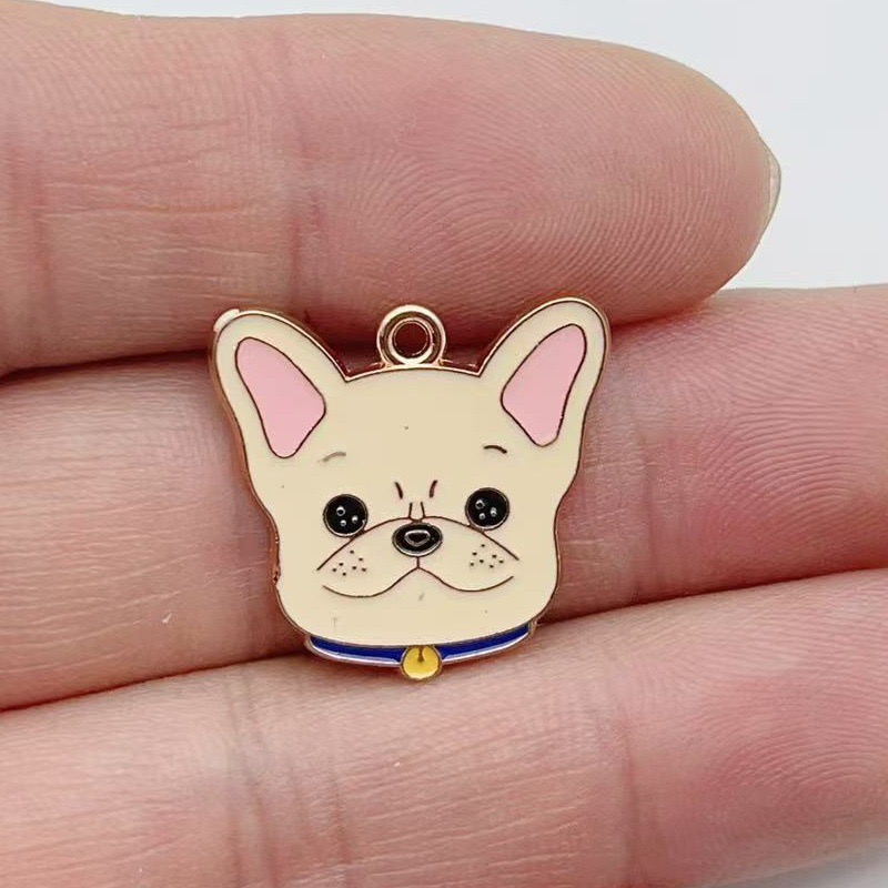 12pcs cartoon pet spotted dog  - Jewelry Making Pendants ulasan dan harga