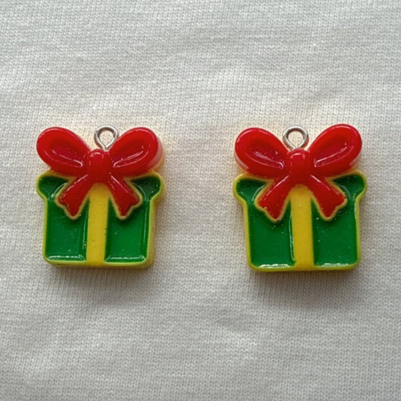 10pcs Christmas Cartoon Series - Jewelry Making Pendants ulasan dan harga
